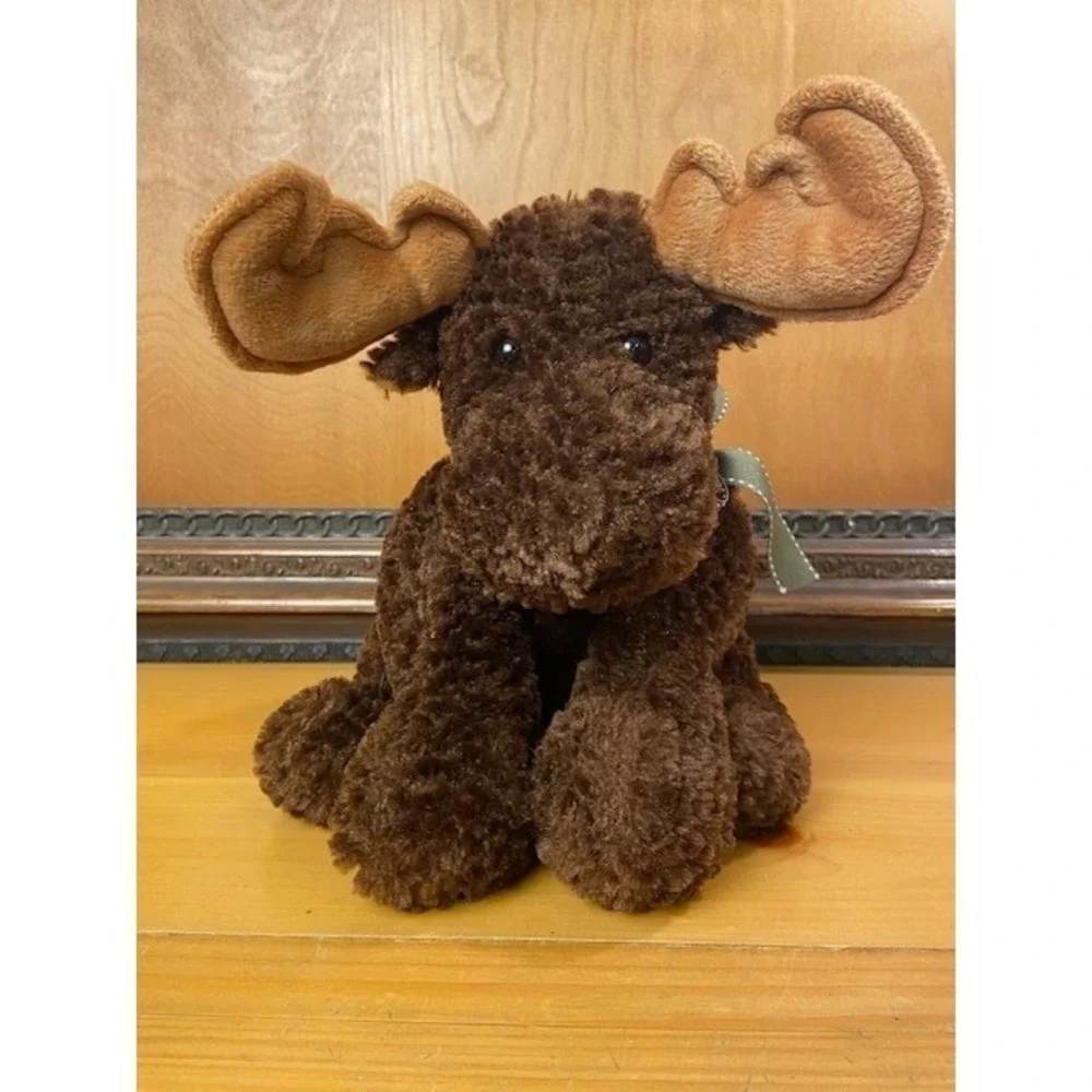 Mary Meyer Marshmallow Moose Brown Plush Stuffed Animal Soft Toy 10 Inch 7148